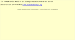 Desktop Screenshot of palmettohistory.org