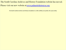 Tablet Screenshot of palmettohistory.org